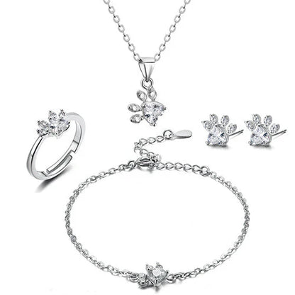 Arbour -4-piece jewelry set | Silver and Gold